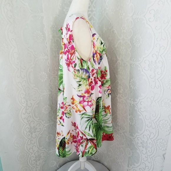 Umgee Flower Design Dress - Picture 3 of 7